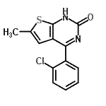 CAS#: 677713-46-1, 4-(2-Chlorophenyl)-6-methylthieno[2,3-d]pyrimidin-2(1H)-one