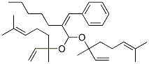 CAS#: 67785-71-1, [2-[Bis[(1,5-Dimethyl-1-Vinyl-4-Hexenyl)Oxy]Methyl]-1-Heptenyl]Benzene
