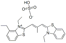 CAS#: 67800-91-3, Ethyl 3-Ethyl-2-[3-(3-Ethyl-3H-Benzothiazol-2-Ylidene)-2-Methylprop-1-Enyl]Benzothiazolium Sulphate