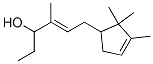 CAS 登录号：67801-19-8， 4-甲基-6-(2,2,3-三甲基环戊-3-烯-1-基)己-4-烯-3-醇