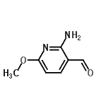CAS#: 678138-43-7, 2-Amino-6-methoxynicotinaldehyde