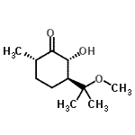 CAS#: 678159-63-2, (2R,3S,6S)-2-Hydroxy-3-(2-methoxy-2-propanyl)-6-methylcyclohexanone