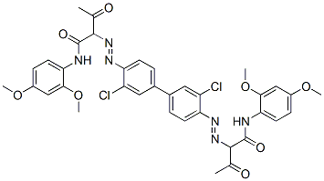 CAS#: 67828-22-2, 2,2'-[(3,3'-Dichloro[1,1'-Biphenyl]-4,4'-Diyl)Bis(Azo)]Bis[N-(2,4-Dimethoxyphenyl)-3-Oxobutyramide]