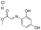 CAS 登录号：67828-39-1， (2,4-二羟基苯基)亚氨基乙酸甲酯盐酸盐