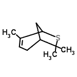CAS#: 6784-03-8, 4,7,7-Trimethyl-6-Thiabicyclo[3.2.1]Oct-3-Ene