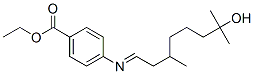 CAS#: 67893-08-7, Ethyl 4-[(7-Hydroxy-3,7-Dimethyloctylidene)Amino]Benzoate