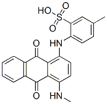 CAS#: 67893-47-4, 4-[[9,10-Dihydro-4-(Methylamino)-9,10-Dioxo-1-Anthryl]Amino]Toluene-3-Sulphonic Acid
