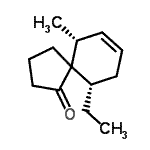 CAS#: 678981-05-0, (6R,10S)-10-Ethyl-6-methylspiro[4.5]dec-7-en-1-one