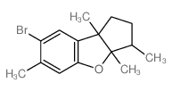 CAS#: 6790-63-2, (3S)-7-Bromo-2,3,3a,8b-Tetrahydro-3,3abeta,6,8bbeta-Tetramethyl-1H-Cyclopenta[b]Benzofuran