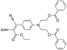 CAS#: 67905-18-4, Ethyl 3-[4-[Bis[2-(Benzoyloxy)Ethyl]Amino]Phenyl]-2,3-Dicyanoacrylate