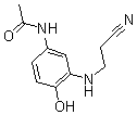 CAS 登录号：67905-63-9， N-[3-[(2-氰基乙基)氨基]-4-羟基苯基]-乙酰胺