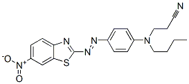 CAS#: 67905-67-3, 3-[Butyl[4-[(6-Nitro-2-Benzothiazolyl)Azo]Phenyl]Amino]Propiononitrile