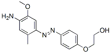 CAS 登录号：67906-59-6， 2-[4-[(4-氨基-5-甲氧基-2-甲基苯基)偶氮]苯氧基]乙醇