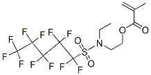 CAS#: 67906-73-4, 2-[Ethyl[(Undecafluoropentyl)Sulphonyl]Amino]Ethyl Methacrylate