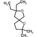 CAS 登录号：679391-85-6， 8,8-二乙基-2,2-二甲基-1,7-二氧杂螺[4.4]壬烷