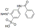 CAS 登录号：67969-93-1， 5-(苯甲酰基氨基)-2-磺基偶氮苯氯化物