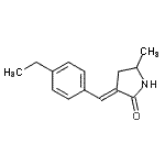 CAS#: 679818-35-0, (3E)-3-(4-Ethylbenzylidene)-5-methyl-2-pyrrolidinone