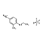 CAS 登录号：68015-91-8， 4-(乙基氨基)-3-甲基偶氮苯六氟磷酸盐