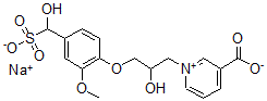 CAS 登录号：68016-07-9， 3-羧基-1-[2-羟基-3-[4-[羟基(钠氧磺酰基)甲基]-2-甲氧基苯氧基]丙基]吡啶鎓