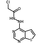 CAS#: 680211-00-1, 2-Chloro-N'-(thieno[2,3-d]pyrimidin-4-yl)acetohydrazide