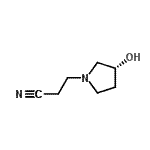 CAS#: 680223-71-6, 3-[(3R)-3-Hydroxy-1-pyrrolidinyl]propanenitrile