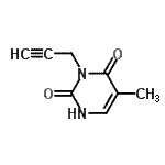 CAS#: 680574-90-7, 5-Methyl-3-(2-propyn-1-yl)-2,4(1H,3H)-pyrimidinedione