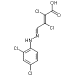 CAS#: 680579-35-5, (2E,4E)-2,3-Dichloro-4-[(2,4-dichlorophenyl)hydrazono]-2-butenoic acid