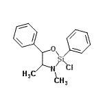 CAS#: 680592-40-9, 2-Chloro-3,4-dimethyl-2,5-diphenyl-1,3,2-oxazasilolidine