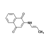 CAS#: 680618-75-1, 2-[(1E)-1-Propen-1-ylamino]-1,4-naphthoquinone