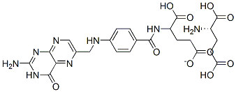 CAS#: 6807-82-5, N-(N-(4-(((2-Amino-1,4-dihydro-4-oxo-6-pteridinyl)methyl)amino)benzoyl)-L-alpha-glutamyl)-L-Glutamic acid