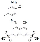 CAS#: 68084-16-2, 4-[(4-Amino-5-Methoxy-O-Tolyl)Azo]-5-Hydroxynaphthalene-2,7-Disulphonic Acid