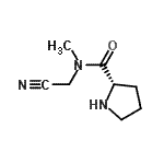 CAS#: 681282-62-2, N-(Cyanomethyl)-N-methyl-L-prolinamide