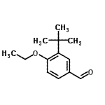 CAS#: 681443-02-7, 4-Ethoxy-3-(2-methyl-2-propanyl)benzaldehyde