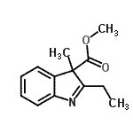 CAS 登录号：681477-48-5， 甲基2-乙基-3-甲基-3H-吲哚-3-羧酸酯