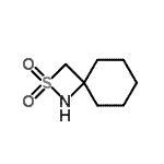 CAS 登录号：681851-46-7， 2-硫杂-1-氮杂螺[3.5]壬烷2,2-二氧化物