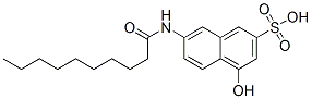 CAS#: 68189-33-3, 4-Hydroxy-7-[(1-Oxodecyl)Amino]Naphthalene-2-Sulphonic Acid