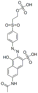 CAS#: 68189-39-9, 7-Acetamido-4-Hydroxy-3-[[4-[[2-(Sulphooxy)Ethyl]Sulphonyl]Phenyl]Azo]Naphthalene-2-Sulphonic Acid