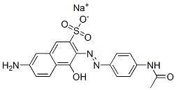 CAS#: 68201-76-3, Sodium 3-[[4-Acetamidophenyl]Azo]-7-Amino-4-Hydroxynaphthalene-2-Sulphonate