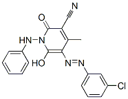 CAS#: 68214-64-2, 5-[(3-Chlorophenyl)Azo]-1,2-Dihydro-6-Hydroxy-4-Methyl-2-Oxo-1-(Phenylamino)Nicotinonitrile