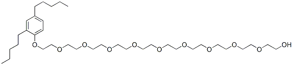 CAS#: 68214-68-6, 29-(2,4-Dipentylphenoxy)-3,6,9,12,15,18,21,24,27-Nonaoxanonacosanol