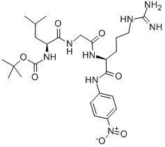 CAS#: 68223-96-1, N-T-Boc-Leu-Gly-Arg p-Nitroanilide