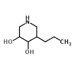 CAS#: 682331-10-8, 5-Propyl-3,4-piperidinediol