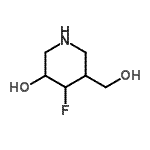 CAS#: 682331-17-5, 4-Fluoro-5-(hydroxymethyl)-3-piperidinol