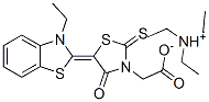 CAS#: 68239-70-3, Triethylammonium 5-(3-Ethylbenzothiazol-2(3H)-Ylidene)-4-Oxo-2-Thioxothiazolidine-3-Acetate