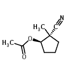 CAS#: 682746-75-4, (1R,2S)-2-Cyano-2-methylcyclopentyl acetate