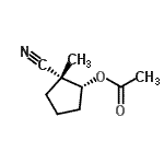 CAS#: 682746-81-2, (1R,2R)-2-Cyano-2-methylcyclopentyl acetate
