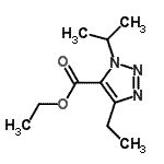 CAS 登录号：682757-70-6， 乙基4-乙基-1-异丙基-1H-1,2,3-三唑-5-羧酸酯