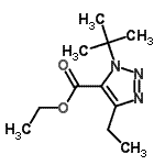 CAS#: 682757-74-0, Ethyl 4-ethyl-1-(2-methyl-2-propanyl)-1H-1,2,3-triazole-5-carboxylate