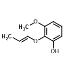 CAS#: 682772-48-1, 3-Methoxy-2-[(1E)-1-propen-1-yloxy]phenol