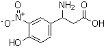 CAS 登录号：682803-58-3， 3-氨基-3-(4-羟基-3-硝基-苯基)丙酸